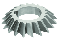 6 x 1 x 1-1/4 - HSS - 45 Degree - Left Hand Single Angle Milling Cutter - 28T - Uncoated - Eagle Tool & Supply