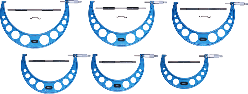 0 - 6" .0001" Graduation Micrometer Set - Eagle Tool & Supply