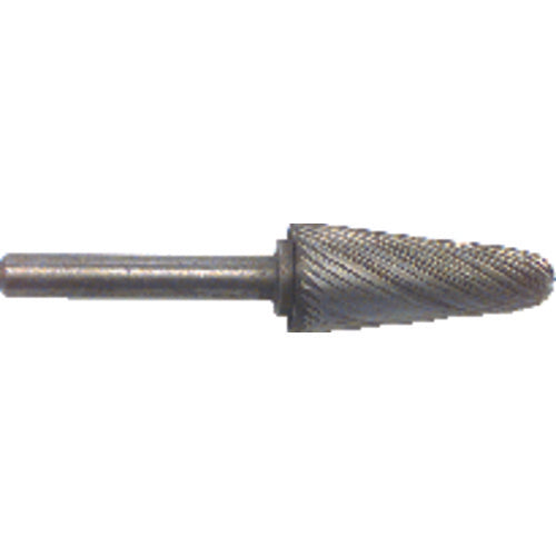 1/4 × 5/8 x " SH Tapered Radius End Shape - HSS - Burr - Eagle Tool & Supply