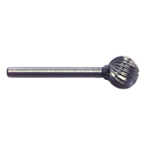 3/8 × 1/8″ SH Ball End Shape - HSS - Burr - Eagle Tool & Supply