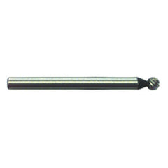 1/8 × 1/8″ SH Ball End Shape - HSS - Burr - Eagle Tool & Supply