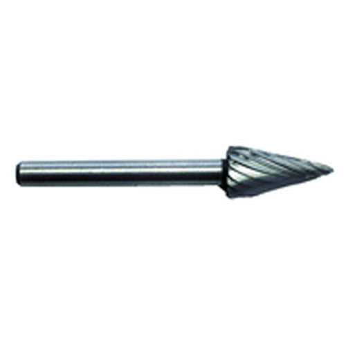 1/4 × 1/2 × 1/8″ SH Cone Shape - HSS - Burr - Eagle Tool & Supply