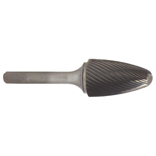 1/8 EdgeHog Tre Shape Radius End Miniature Carbide Bur SF-42L3 3″ OAL Standard - Eagle Tool & Supply