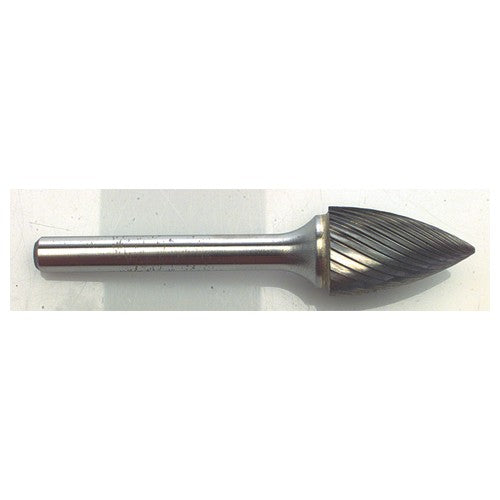 1/8 EdgeHog Tree Shape Pointed End Miniature Carbide Bur SG-43 Standard - Eagle Tool & Supply