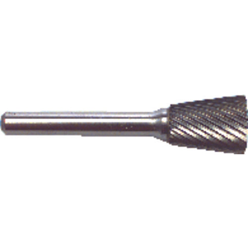 1/4 EdgeHog Back Taper Miniature Carbide Bur SN-51 Standard - Eagle Tool & Supply