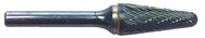 SL4 1/2 x 1-3/16 x 1/4" SH Dbl Cut Taper Radius - CBD - Burr - Eagle Tool & Supply