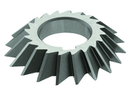 5 x 3/4 x 1-1/4 - HSS - 45 Degree - Right Hand Single Angle Milling Cutter - 24T - TiN Coated - Eagle Tool & Supply