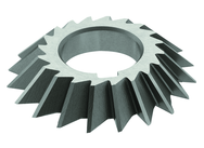 2-3/4 x 1/2 x 1 - HSS - 60 Degree - Right Hand Single Angle Milling Cutter - 20T - TiAlN Coated - Eagle Tool & Supply