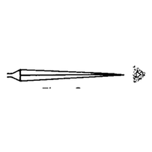 ‎Quality Import Diamond Needle File - 3″ Diamond Length-5-1/2″ Overal Length-150 Grit-3 Square - Eagle Tool & Supply