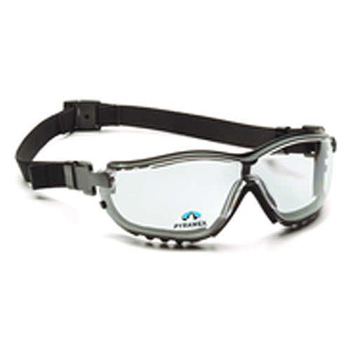 2.5 Magnification Safety Glasses- Clear Lens, Black Frame V2 Reader Style - Eagle Tool & Supply