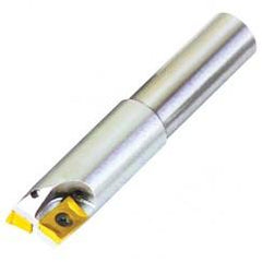 1/2" Single Flute - Indexable Milling Tool Cool-Thru - Eagle Tool & Supply