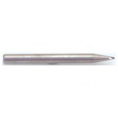 1.0mm Dia. - 50mm OAL - AlTiN - CBD - 30° - Center Cut - Mini Ball End - EM - 2 FL - Eagle Tool & Supply