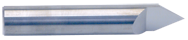 1/4" x 1/2" Split Length - SE - 60° Pt - Carbide Engraving Blank - Eagle Tool & Supply