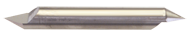 1/4" x 4" Split Length - DE - 60° Pt - Carbide Engraving Blank - Eagle Tool & Supply