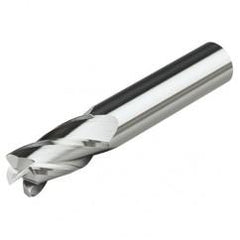 5/16 Dia. x 2-1/2 Overall Length 2-Flute .010 C/R Solid Carbide SE End Mill-Round Shank-Center Cut-AlTiN - Eagle Tool & Supply