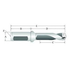 60718S-100F Spade Drill Holder - Eagle Tool & Supply