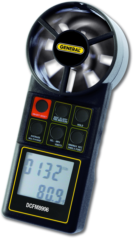 #DCFM8906 Digital Airflow Meter - Eagle Tool & Supply