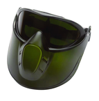 Capstone Shield - Shade 5 IR Lens - Green Frame - Goggle - Eagle Tool & Supply