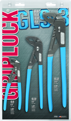 Channellock Griplock Plier Set -- #GLS3; 3 Pieces; Includes: 6"; 10" & 12" - Eagle Tool & Supply