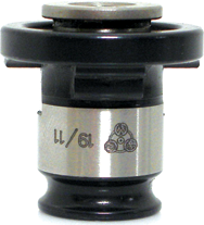 Rigid/Positive Tap Adaptor -- #29513; 1/2" NPT Tap Size; #2 Adaptor Size - Eagle Tool & Supply