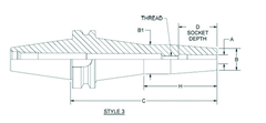 HSK100 5/8 x 6.30 - Shrink Fit Tool Holder - Eagle Tool & Supply