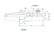 HSK63 8mm x 80mm - Shrink Fit Tool Holder - Eagle Tool & Supply