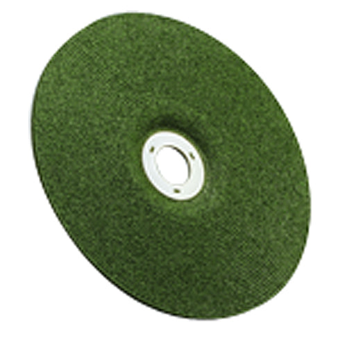 ‎3M Green Corps Cutting/Grinding Wheel T27 7″ × 1/8″ × 5/8-11 Internal 36 Grit - Eagle Tool & Supply