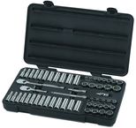 57PC 3/8" DRIVE 12 PT SKT SET - Eagle Tool & Supply