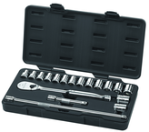 18PC 1/2" DRIVE METRIC SOCKET SET - Eagle Tool & Supply