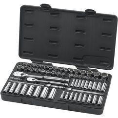68PC 1/4" AND 3/8" DR 6 AND 12PT - Eagle Tool & Supply
