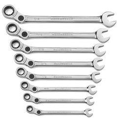 8PC INDEXING COMBINATION WRENCH SET - Eagle Tool & Supply