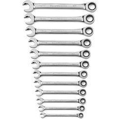 12PC OPEN END RATCHETING WRENCH SET - Eagle Tool & Supply