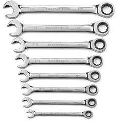 8PC OPEN END RATCHETING WRENCH SET - Eagle Tool & Supply