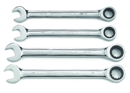 4PC COMBINATION RATCHETING WRENCH - Eagle Tool & Supply