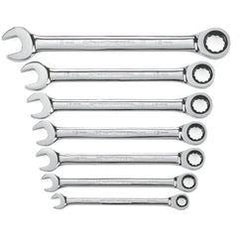 7PC COMBINATION RATCHETING WRENCH - Eagle Tool & Supply