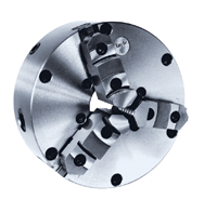 Semi-Steel Easy-Set Lathe Chuck - 15" Plain Mount; 3-Jaw - Eagle Tool & Supply