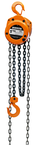 Portable Chain Hoist - #CF02010 4000 lb Rated Capacity; 10' Lift - Eagle Tool & Supply