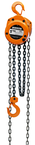 Portable Chain Hoist - #CF00510 1000 lb Rated Capacity; 10' Lift - Eagle Tool & Supply