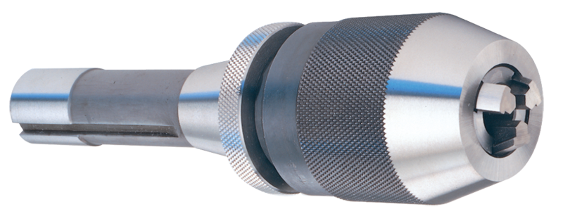 1/32 - 1/2'' Capacity - R8 Shank - Keyless Drill Chuck with Integral Shank - Eagle Tool & Supply