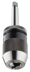 1/32 - 1/2'' Capacity - 2 MT Shank - Keyless Drill Chuck with Integral Shank - Eagle Tool & Supply