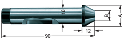 .630" Dia. - Series 680-40 - Center for Face Driver - Eagle Tool & Supply