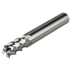 3mm Dia. - 57mm OAL - AlTiN - 45°-HardMill - .5mm Corner Radius- End Mill - 4 FL - Eagle Tool & Supply