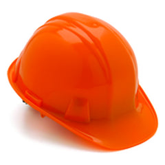 4 Point Ratchet Hard Hat, Orange - Eagle Tool & Supply