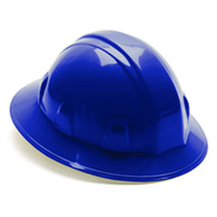 Hard Hat - Blue Full Brim 4 Point Ratchet Style - Eagle Tool & Supply