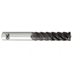 10mm x 10mm x 25mm x 80mm 4Fl  Square Carbide End Mill - TiALN - Eagle Tool & Supply