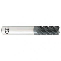 12mm x 12mm x 25mm x 76mm 5Fl  C/R Carbide End Mill - TiALN - Eagle Tool & Supply