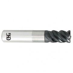 10mm x 10mm x 15mm x 80mm 4Fl 0.5mm Square Carbide End Mill - TiALN - Eagle Tool & Supply