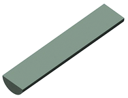 3mm x 57mm - Half Round Carbide Blank - Eagle Tool & Supply