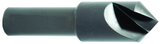 1-1/4" Size-1/2 Shank-82°-HSS Single Flute Countersink - Eagle Tool & Supply