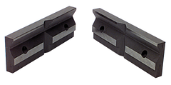 1-Pair Matching V-Groove Jaw Plates; For: 6/7" Speed Vise - Eagle Tool & Supply